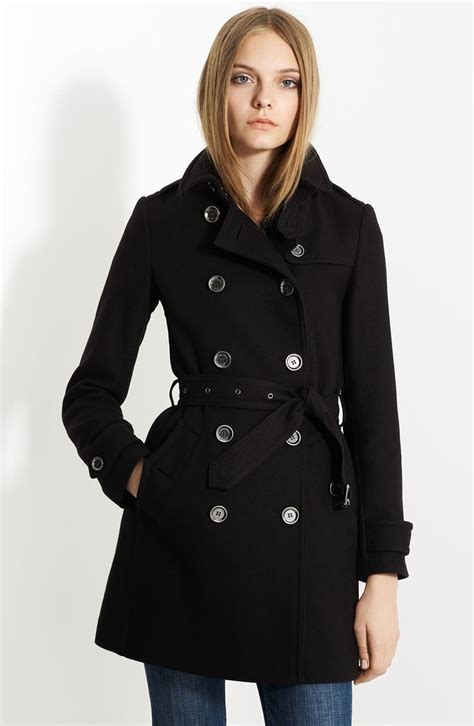 burberry brit wool knee length coat|Burberry trench coat waterproof.